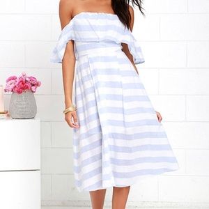 Lulu’s off shoulder dress - size M